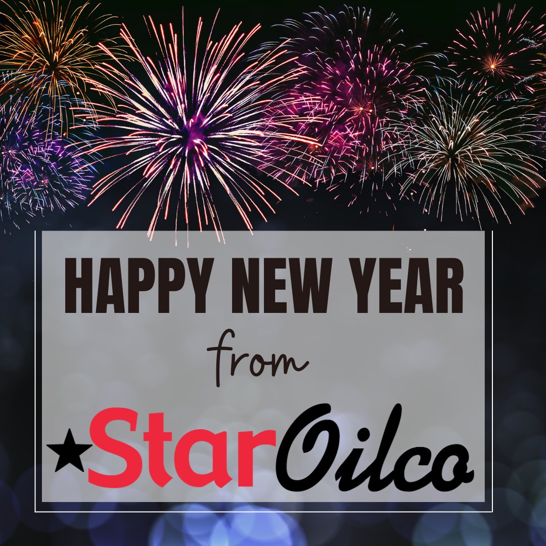 StarOilCo's tweet photo. Happy New Year from Star Oilco! 🎉🎊 https://t.co/VodmwQetTx