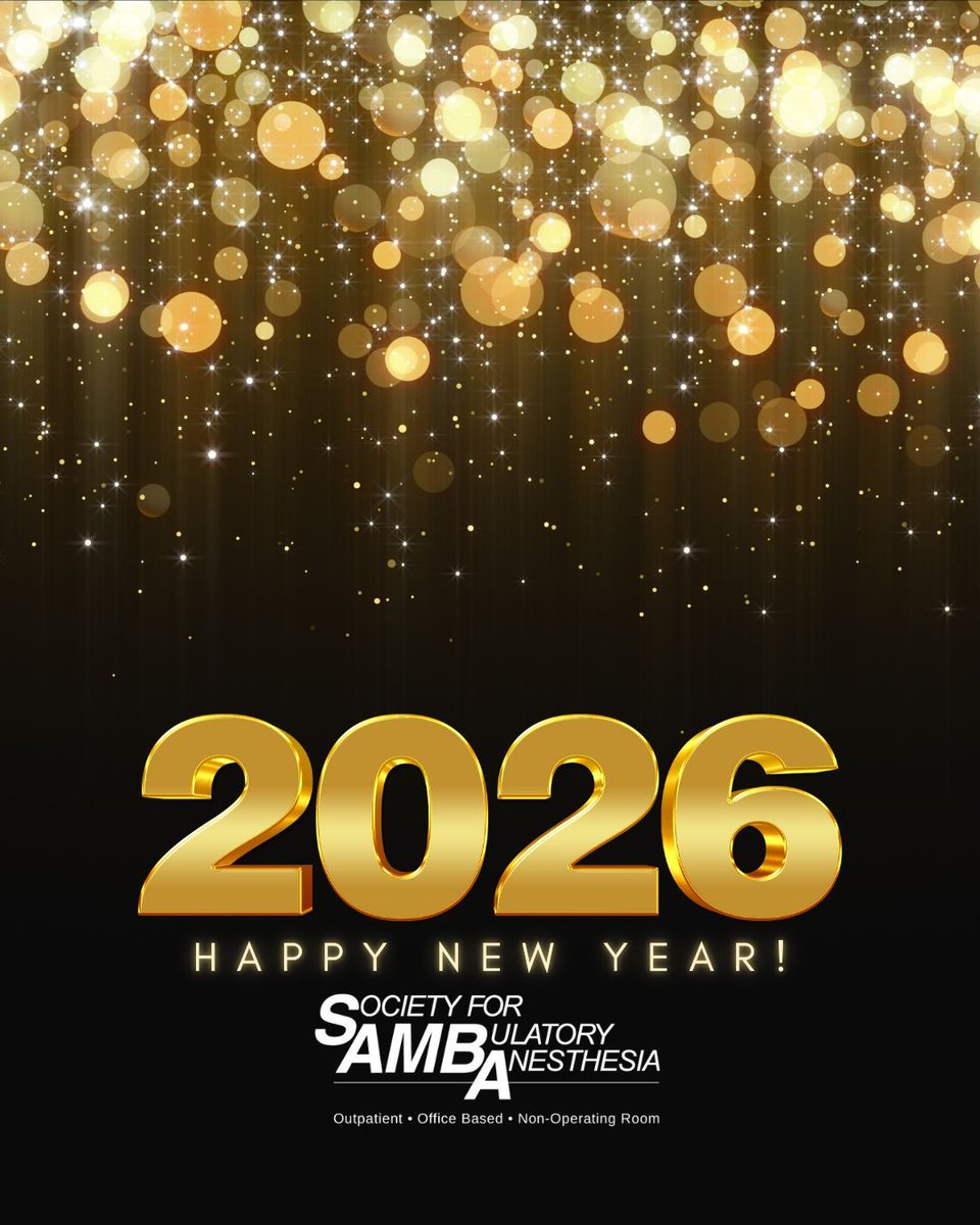 Society for Ambulatory Anesthesia (SAMBA) tweet media