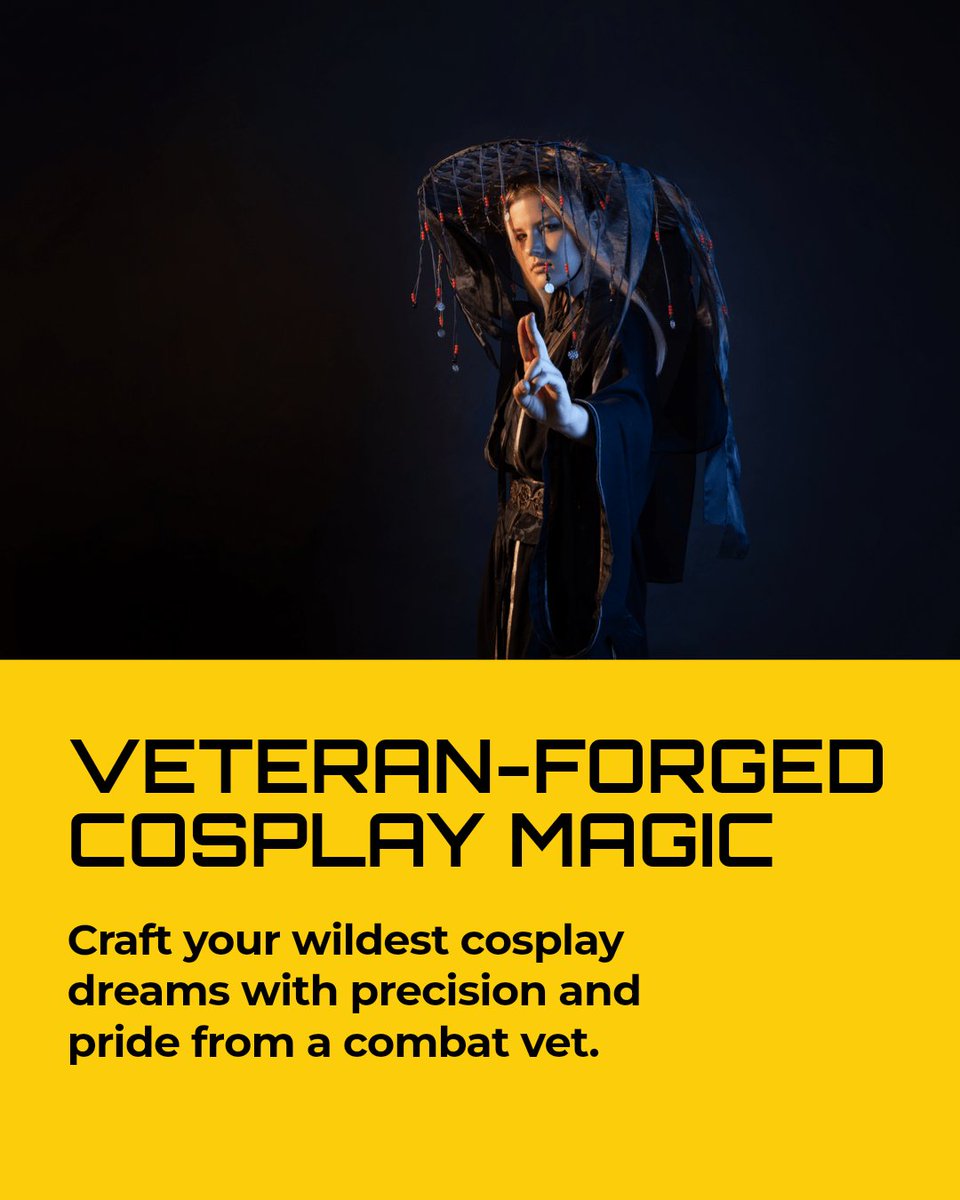 Border3D's tweet photo. Veteran-forged art meets your wildest cosplay dreams. DM to build your legend, trooper. #3DPrinting #CustomProps #PaintedMiniatures #Wargaming #ForgeYourLegend #VeteranCrafted #Texas3DPrints #CosplayArmor #VeteranOwnedBusiness #VeteranMade https://t.co/JDHa16F7en