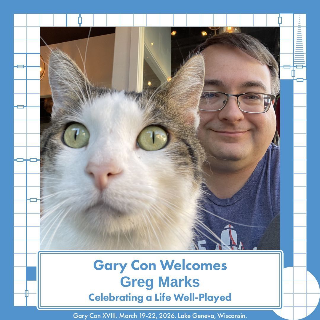 GUEST SPOTLIGHT: Greg Marks has worked on products for every edition of D&amp;D and written too many adventures for organized play campaigns to count. buff.ly/JaDbEJ9  

#GaryCon #GCXVIII #SpecialGuest #Gaming #TTRPGs