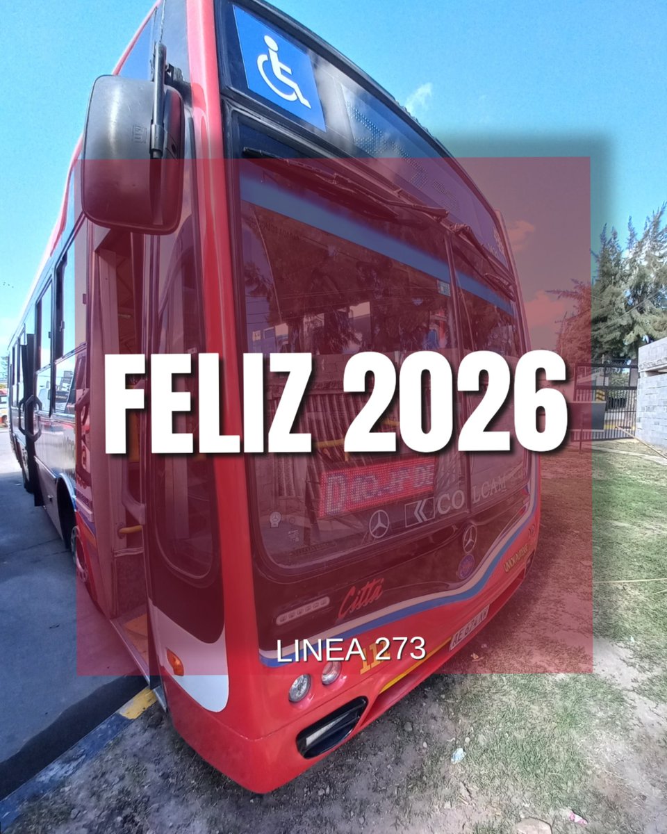 Por un 2026 lleno de éxitos y que todas nuestras metas se hagan realidad. Desde la #Linea273 les deseamos un muy feliz comienzo de año para todos. En especial a todos los compañeros que sacan adelante a esta prestigiosa línea sin importar las adversidades. Felicidades 👏🏻 🥂