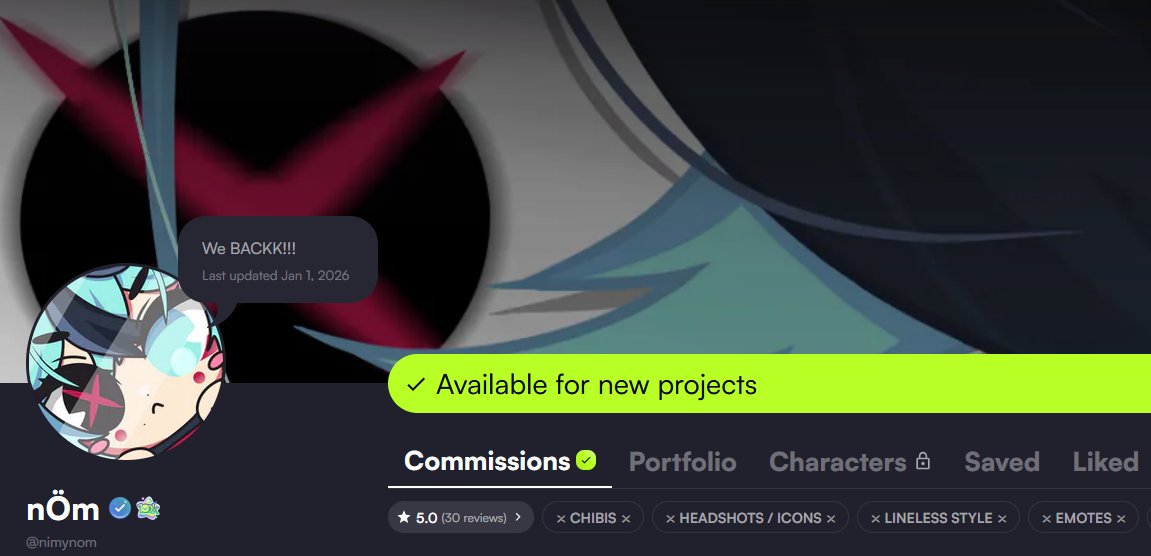 NimyNom's tweet image. We back OPEN 💚

Wiiiith a couple new experimental additions hehee