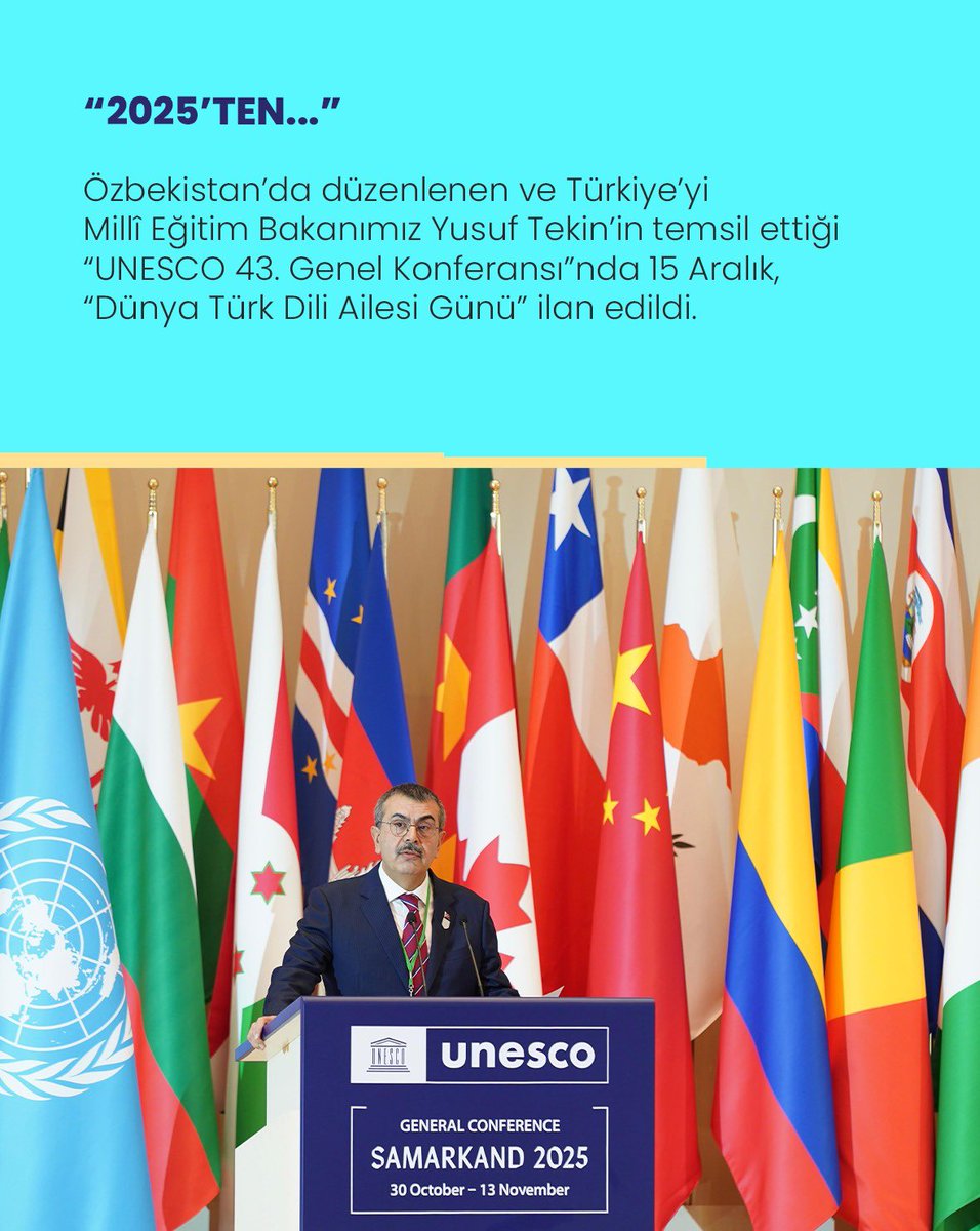 📌 Eğitim diplomasisi alanındaki çalışmalarımız hız kazandı, uluslararası iş birliklerimizi güçlendirdik, bilgi ve tecrübe paylaşımlarımızı artırdık.