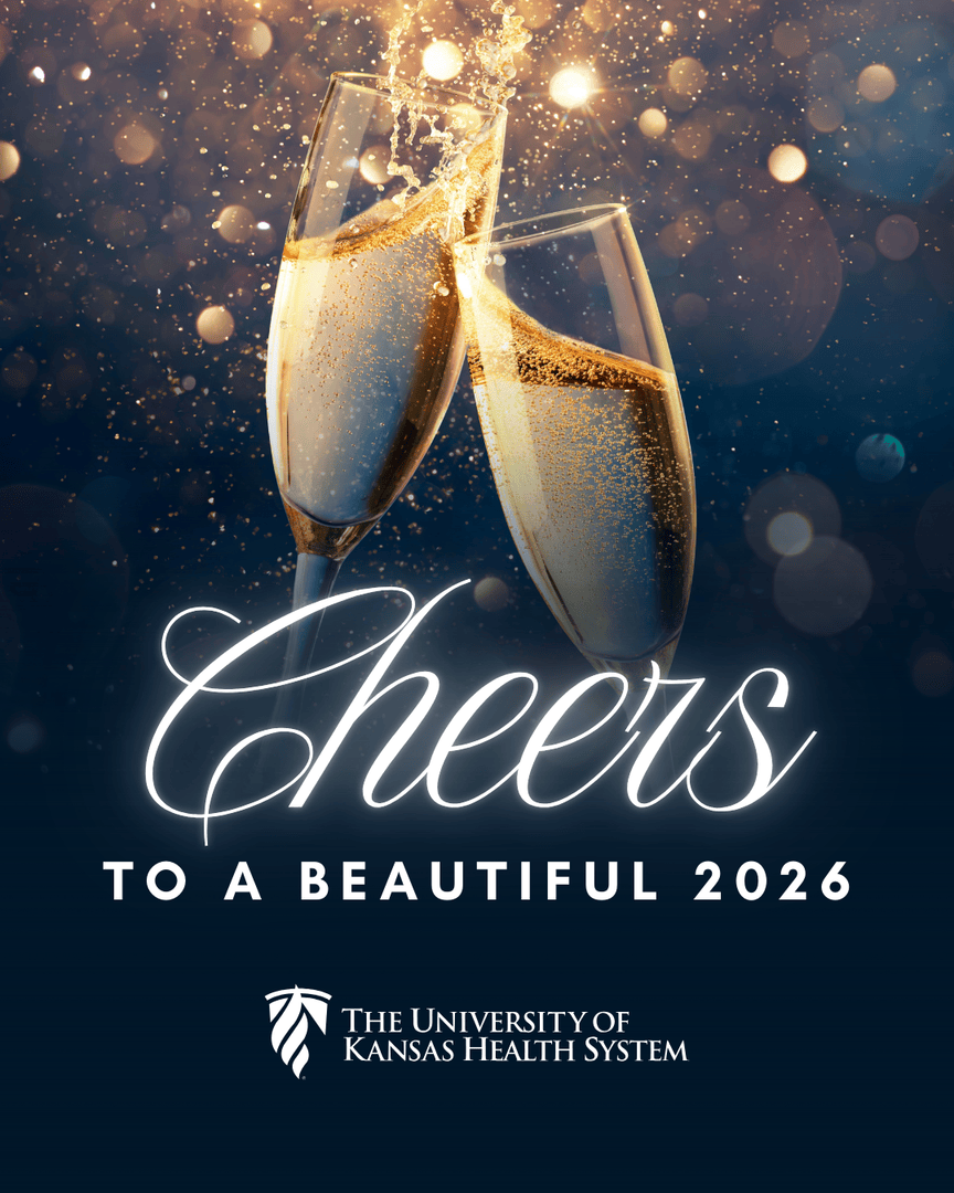 KUFacialPlastic's tweet photo. Happy New Year from all of us at The University of Kansas Health System!
May 2026 bring you joy, self-love, and all of the confidence you deserve. 💫 https://t.co/TD9gNI2wma