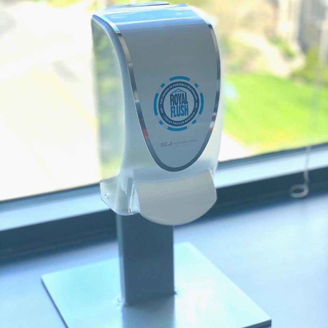 Fight the germs! For more information, click here: aroyalflush.com/outdoor-hand-s…

#aroyalflush #portablerestroom #restroomtrailer #construction #event #portapottyrental #toiletrental
