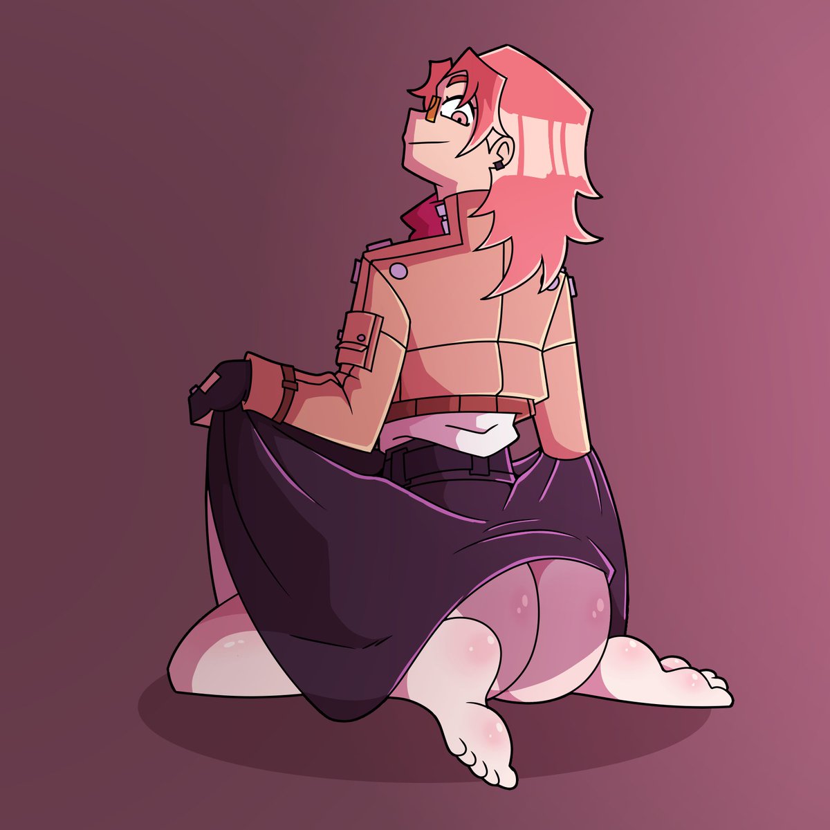 She is confident about herself 

#art 
#originalcharacters  
#trans