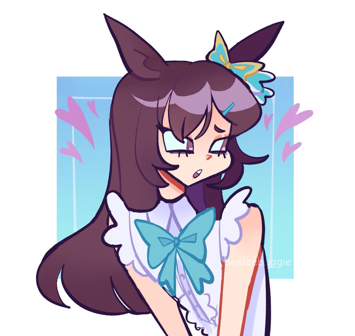 beelzebuggie's tweet photo. happy year of the uma!! here's a little dober :]
#mejirodober #umamusume https://t.co/ELjHm1hoEu