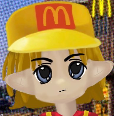 a wise milady once asked why doesn’t mcdonald make onion ring 

and i felt that

milady