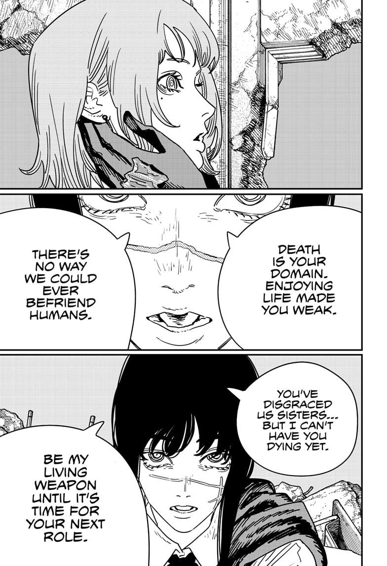 Ichigo_WD's tweet image. I think there's more layers to this.

Out of all the outfits Yoru could have chosen, she went with a school uniform.

Yoru chastises Death for becoming attached to humanity, but it's all projection.