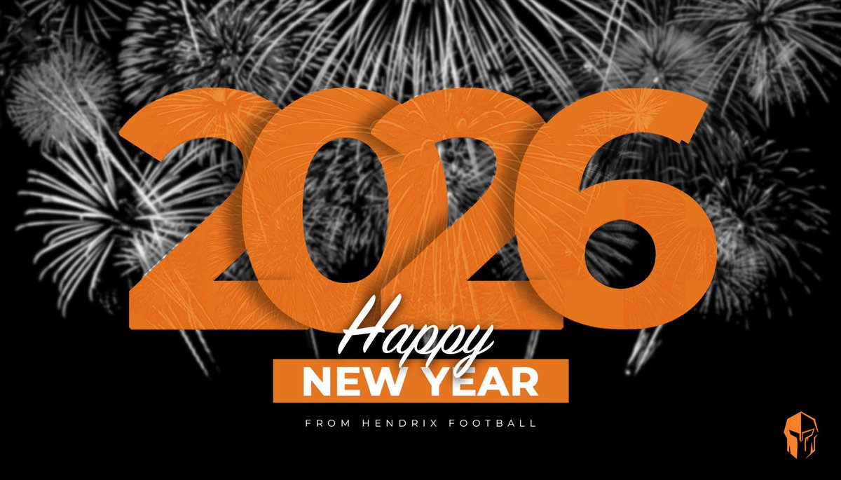 RussHeidiSLC's tweet photo. 💥 Happy New Year to all of the Past - Present - and Future Warriors and Families 💥 Big Things Happening in #2026
@HendrixFootball https://t.co/UI2DrPCyBe