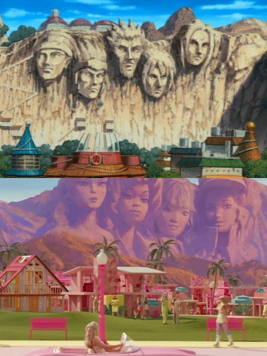 quietlygrowing's tweet image. Naruto reference in Barbie😭