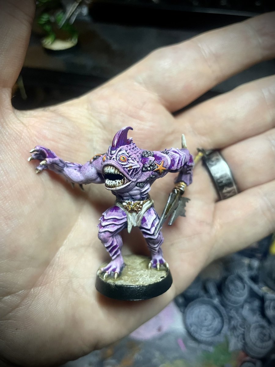 GamlrRodtskjegg's tweet image. Finished the Abominations (#Fishmen) for #KellarsKeep #HeroQuest