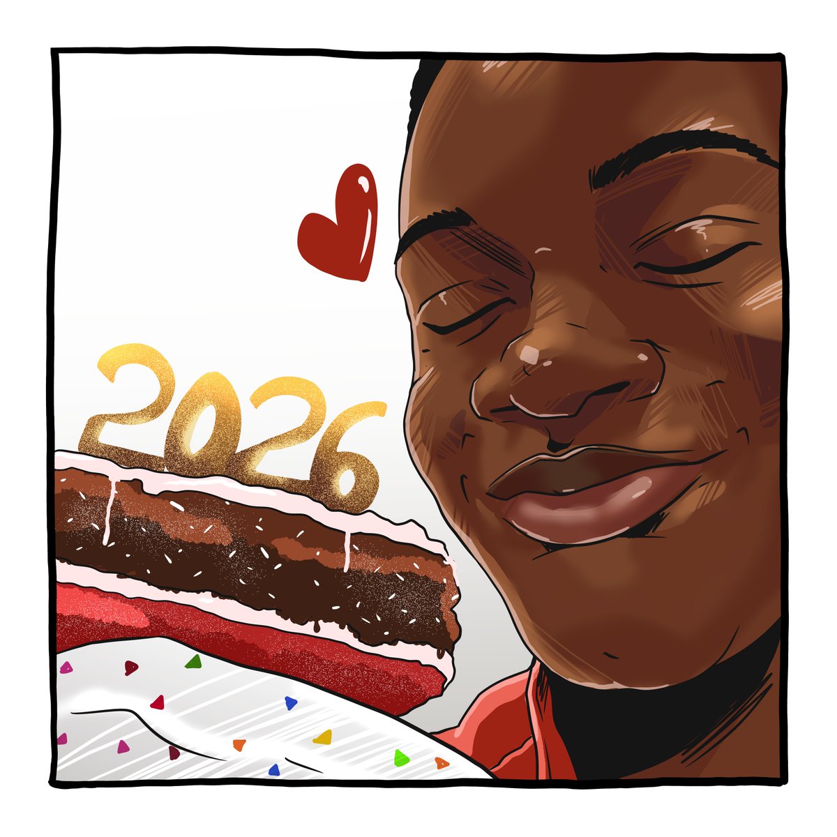 Bonne Année à tous. Que Dieu vous bénisse. 
Et surtout, pas d'excès de sucre.