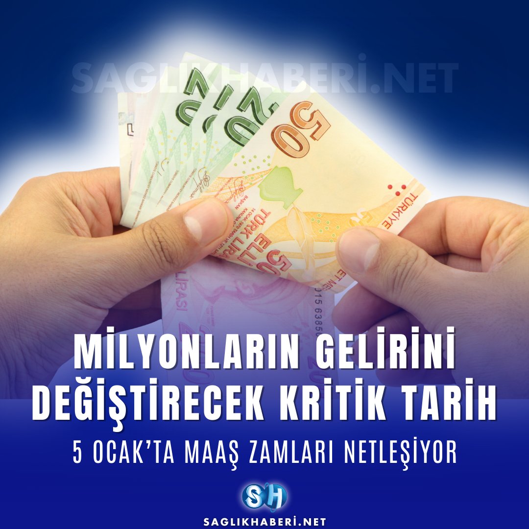 🟥 Milyonların Gelirini Değiştirecek Kritik Tarih: 5 Ocak’ta Maaş Zamları Netleşiyor

Asgari ücret maratonunun sona ermesiyle birlikte Türkiye’nin gündemi memur ve emekli maaşlarına odaklandı. Milyonlarca vatandaşın cebine girecek yeni ücreti belirleyecek olan kritik veri için