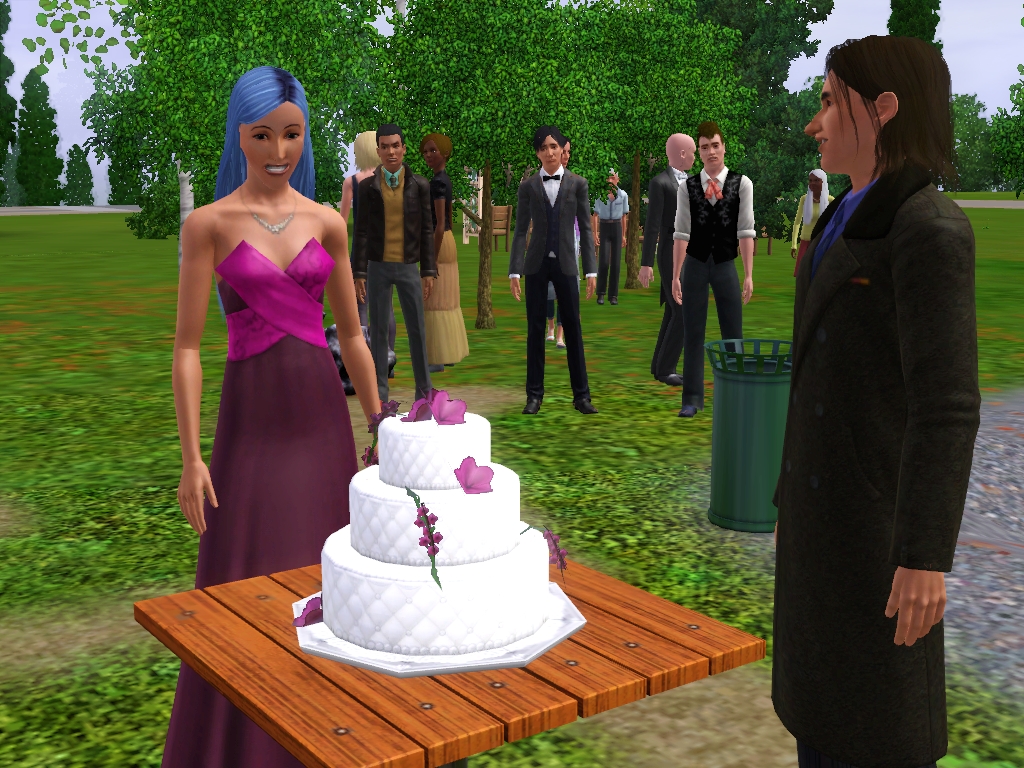 RealAvocadoLime's tweet photo. Hubert sobbing over giving away his daughter <3 #sunsetvalleylp #avocadolimesims https://t.co/xgJJuWtifl