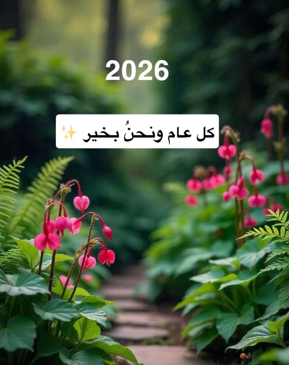 كل عام ونحن ومن نحب بخير 💙
#عام_جديد_2026