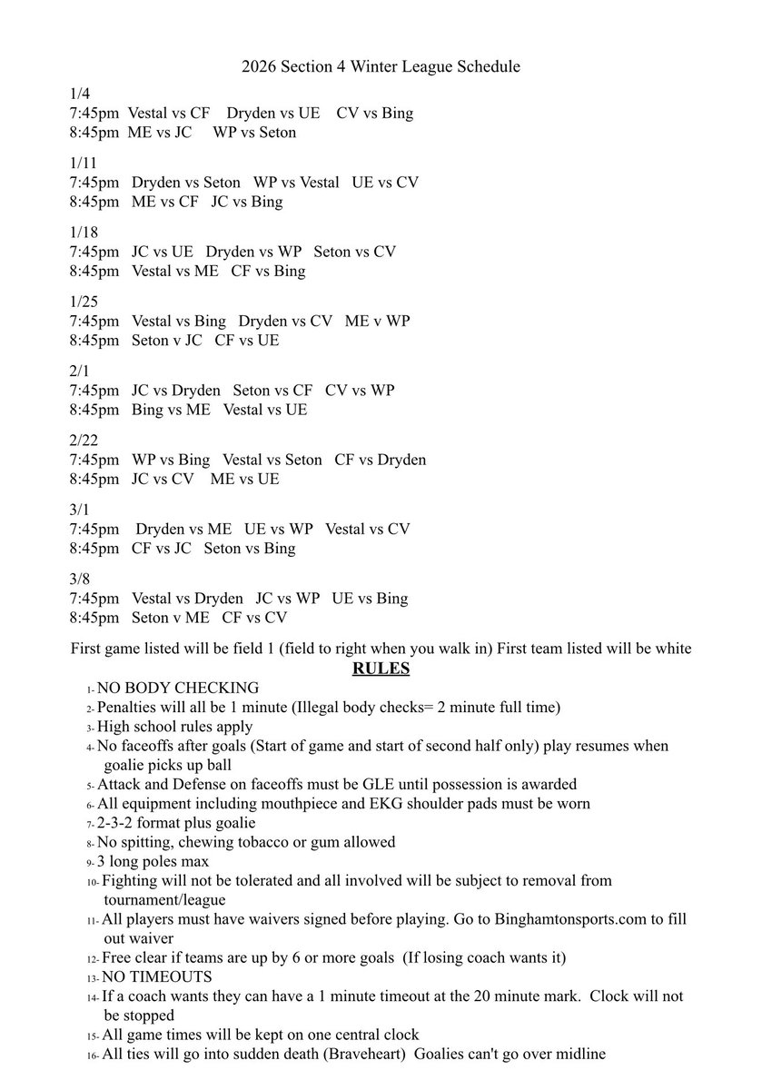 Section IV Boys Lacrosse tweet media