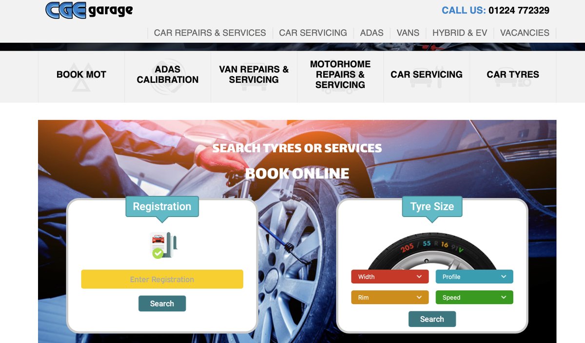 🚗 TYRES IN STOCK &amp; READY TO FIT 🚗
All tyres on our website are IN STOCK and available for same-day fitting (subject to workshop capacity).
✅ Wide range of brands
✅ Competitive prices
✅ Fast, professional fitting
💻 Order online: cge-ltd.co.uk
📍 Dyce | Aberdeen