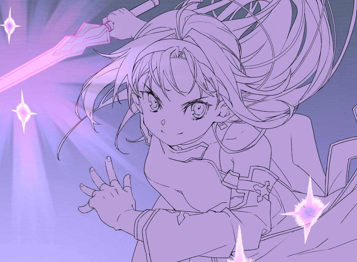 ユウキの年みたいなので1枚目はユウキを描こうかな