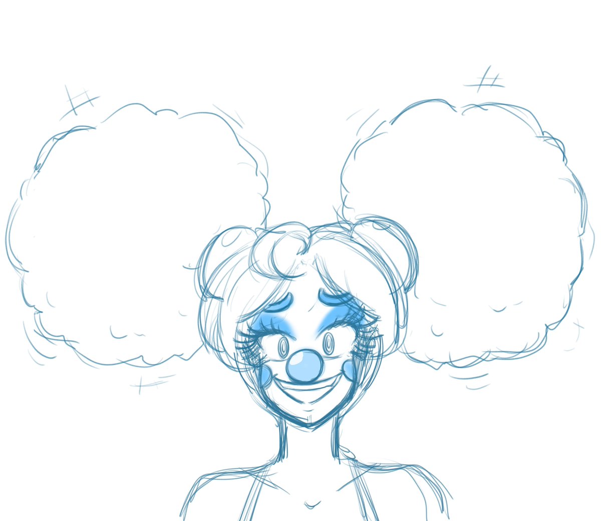 Happy New Year everybody! Heres a little clown makeover to celebrate!

Please support my artwork by joining up with my Patreon and stuff thank you!