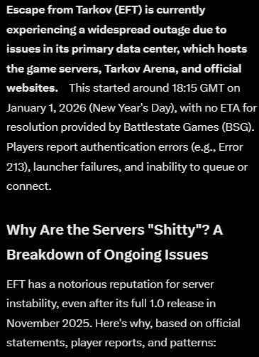 trudeathking's tweet photo. @tarkov CRAZY GROK KNOWS TOO https://t.co/ghjS3313Io