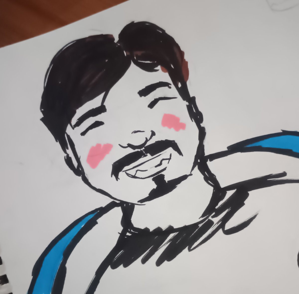 accessdeniedlol's tweet photo. Sketched my boyfriend and he was NOT impressed. https://t.co/F7c9PRCreE