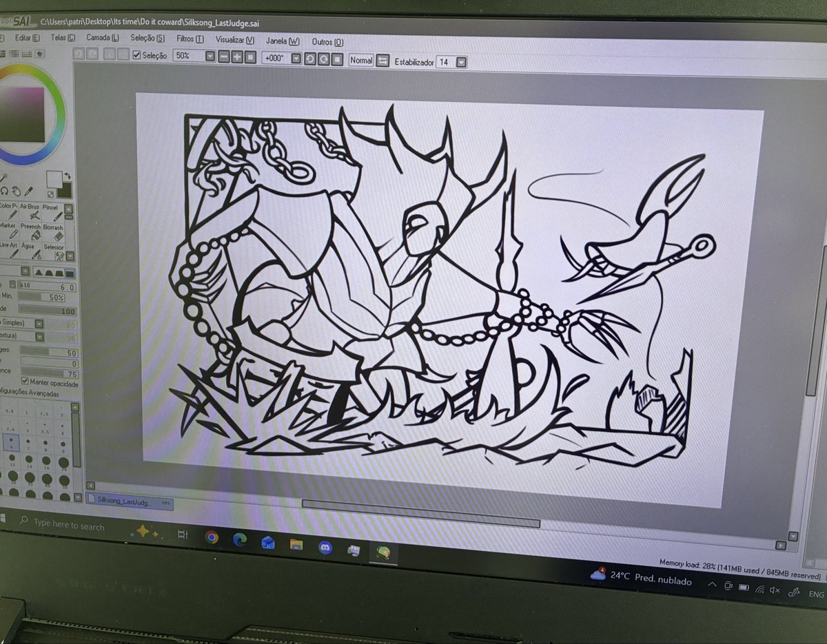 shinkusen's tweet photo. New year’s first WIP
#SilkSong https://t.co/SGedQpwZ08