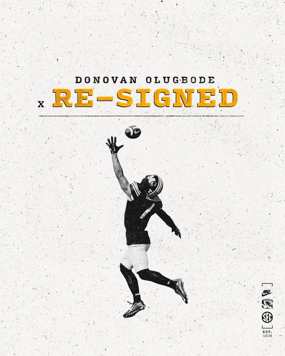 Donovan Olugbode is a Missouri Tiger. 

✍️ <a href="/DonovannO25/">Donovan Olugbode</a> 

#NEWWAY | #TheMizzouWay