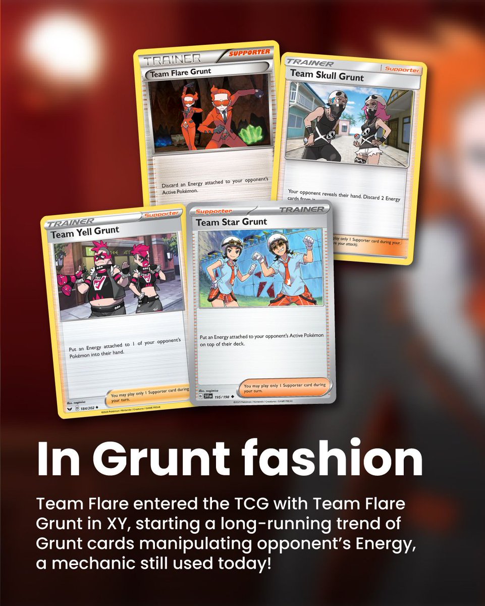 team flare pokemon cards Team Flare Grunt -Single Card