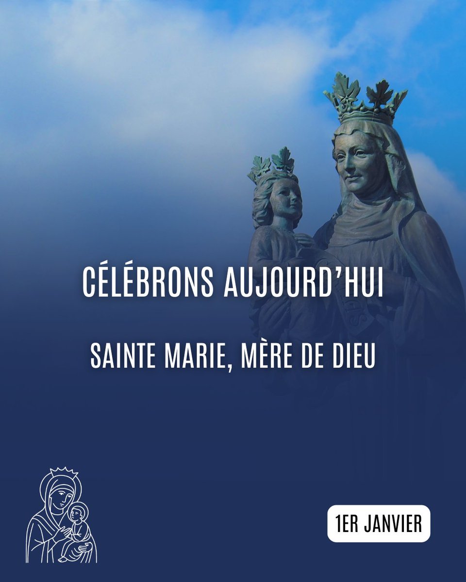 « Toi, dans l'émerveillement de toute la création, tu as engendré le Créateur, Mère toujours vierge. » Sainte Marie, Mère de Dieu, priez pour nous !