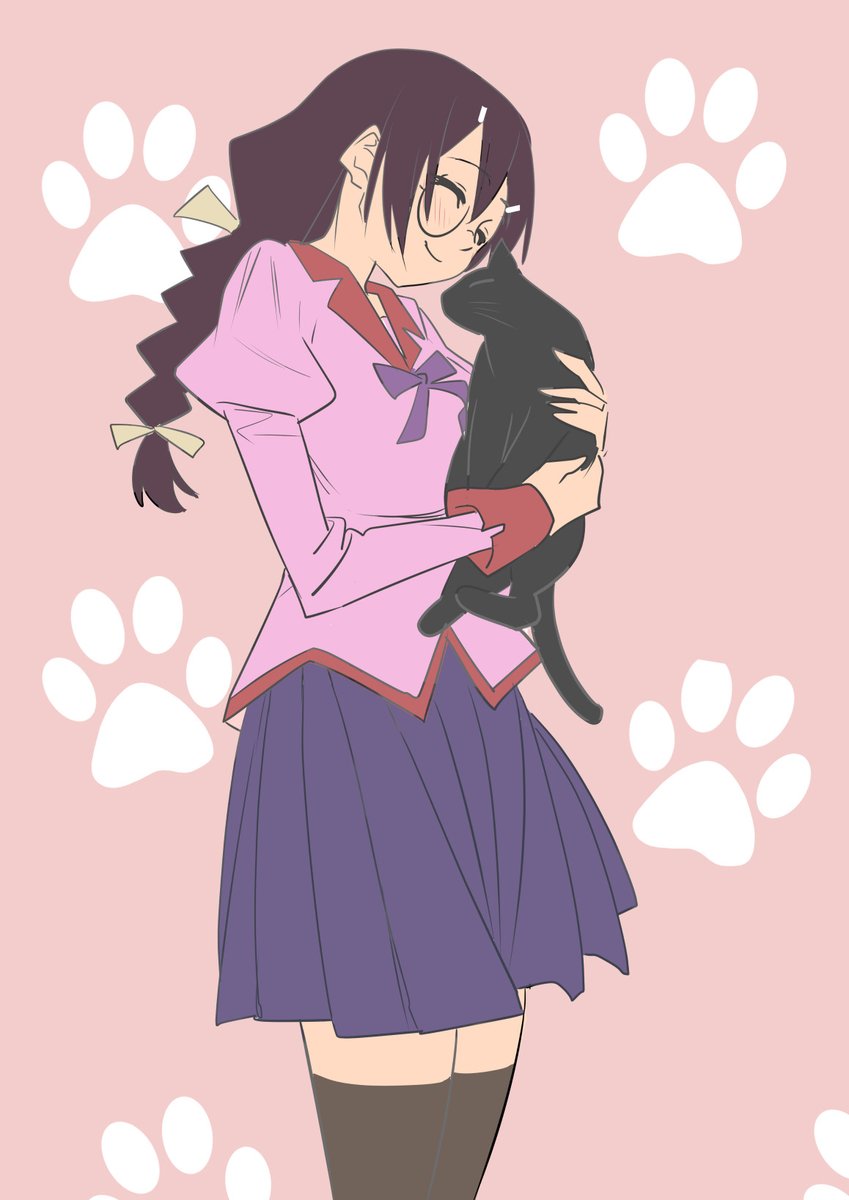 DailyHanekawa's tweet image. Artist: remomon0