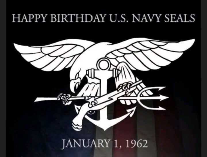 SteveGo60591950's tweet photo. Happy 64th Birthday Brothers! #navyseals #navy #hooyah https://t.co/ncSl6j2M5G