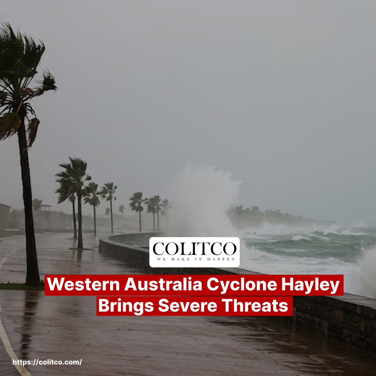 colitco's tweet image. Is Cyclone Hayley a New Wake-Up Call for Western Australia? 
How severe is the threat, and which regions are on high alert right now?

👉 View more safety alerts: colitco.com/western-austra…

#CycloneHayley #MiningOperations #ClimateRisk #AustraliaNews #SevereWeather