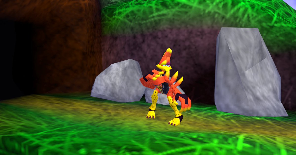 BlueDouble's tweet photo. tweaked the kazooie scene a bit https://t.co/zbLDtmgJZA