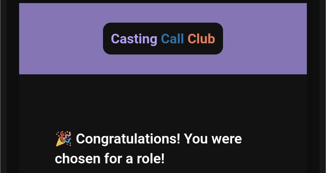 Employee of the month and cast in a role. What a way to start a year