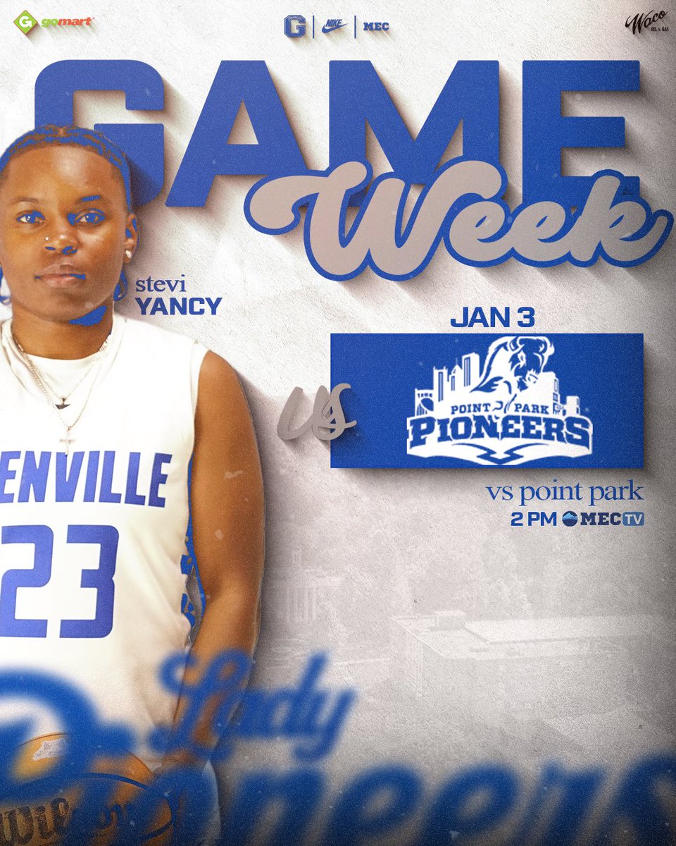 LadyPioneers_'s tweet photo. 𝐆𝐀𝐌𝐄 𝐖𝐄𝐄𝐊!

🆚 Point Park
🗓️ Saturday, January 3
⌚️ 2 p.m.
🏟️ Waco Center

#GoPioneers https://t.co/e8z0V1ntLZ