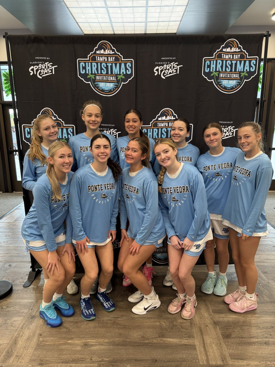 CoachJessicaSG's tweet image. Thank You to @ENGSports_ for hosting the Tampa Bay Christmas Invitational! Our @pvhsgirlsbball went 2-1, earning 3rd place in Caladesi Bracket…we are now 12-3 for the season! Saw good competition &amp;amp; made great memories!! GO SHARKS 🦈💪🏼🏀