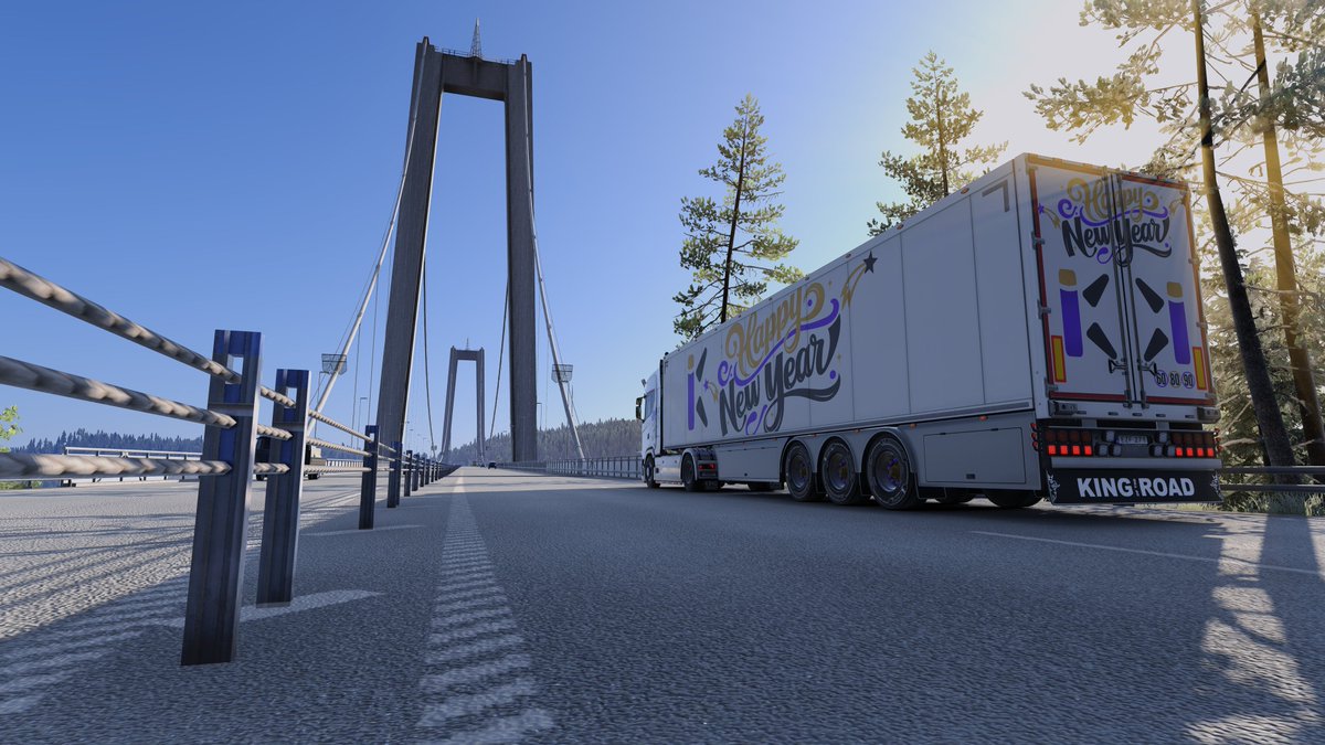 KazooTransports's tweet photo. @SCSsoftware 
Hashtags : #EuroTruckSimulator2 #ETS2 #BestCommunityEver #SCSSoftware #NordicHorizons #HappyNewYear #SCANIA #V8 #VirtualTruckingCompany #VTC #GamePhotography #KazooTransports #KAZOO #fypシ #foryouシpage
post made by @kazoo_ytb https://t.co/a5nAZMh2Rj