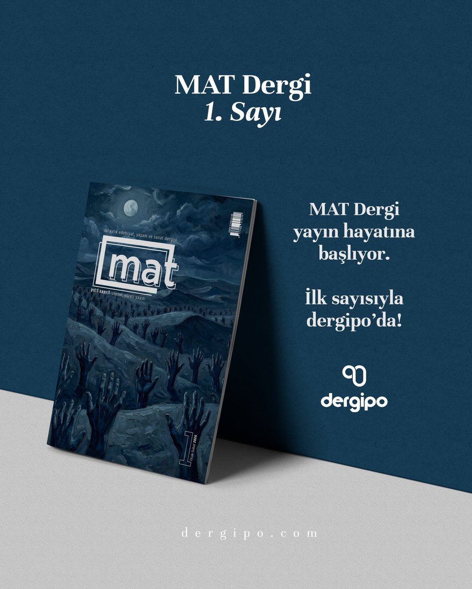 Yayın hayatına başlayan MAT dergi, 1. sayısıyla dergipo.com'da 🎉

Temin etmek için:
dergipo.com/urun/mat-dergi…