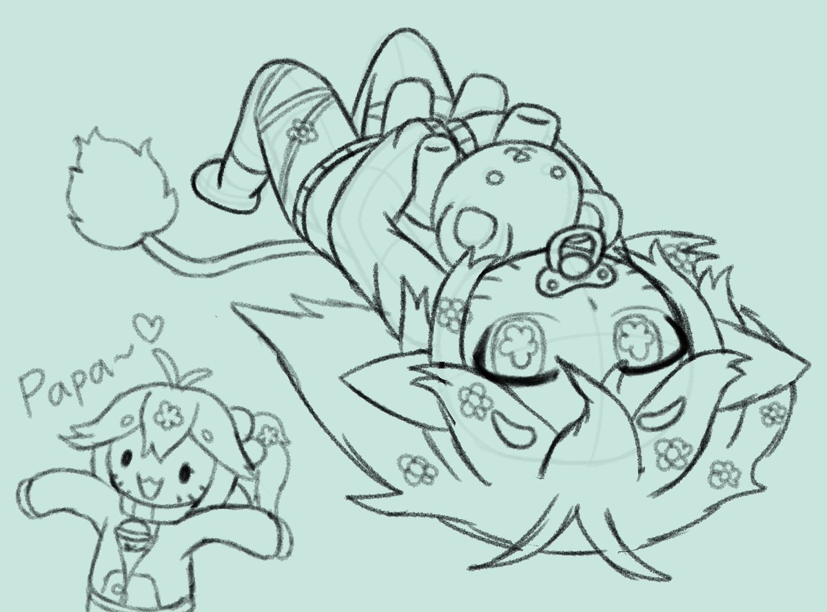 Tim_tama_ruff's tweet photo. Happy new year, everyone! Hope you will all have a this 2026 will be your year for all of ya! ^^

I.. didn't get a chance to draw any new year stuff, so... here some quick silly sketches!

Will do alot more until the weekends hehe https://t.co/UQmvbBV06L