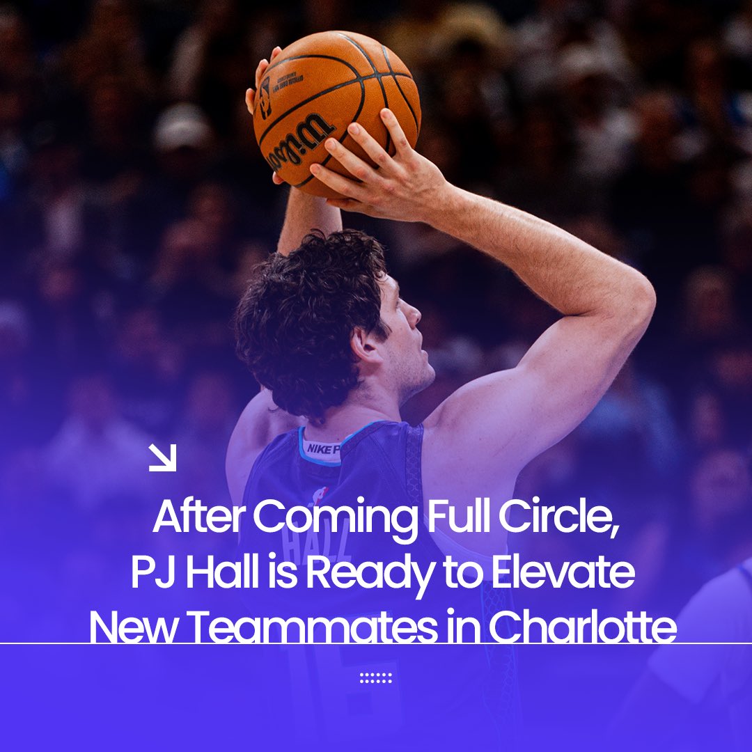 hornets's tweet image. After a disappointing end to his time in Memphis, PJ Hall leaned on his friends and family, got right back to work with the @greensboroswarm and was rewarded with another opportunity in Charlotte, just up the road from his hometown of Spartanburg, SC.

📝 on.nba.com/4bl2rs6