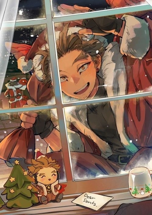 — Espero que hayais pasado unas buenas navidades y os hayan regalado muchas cosas. 💛

- Keigo Takami

#anitwt