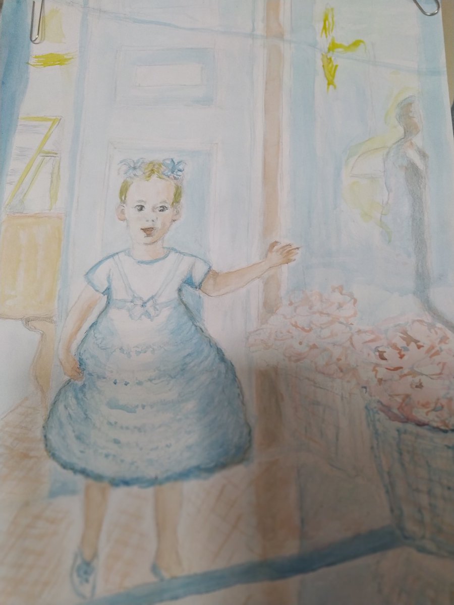 01.01.2026.

author: Dina Marković
theme: Katarinica in a watercolor
mirror game
technique: watercolor