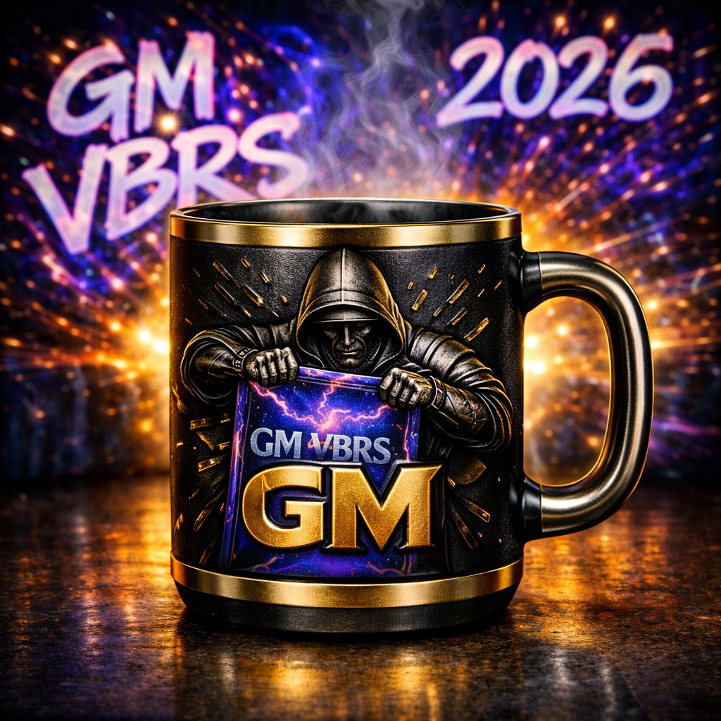 ☕GM &amp; Happy New Year, trench fam ☕

2026 starts EXACTLY how we ended 2025: with coffee, vibes, and FREE GM $VBRS PACKS raining down 🔥💰

Eligibility is simple &amp; savage:
✅ Buy AT LEAST 1 pack in 2026 on <a href="/vibechain/">vibe.market & vibechain.com</a> (fresh energy only!)
OR
✅ Be in the TOP 10 holders (leaders