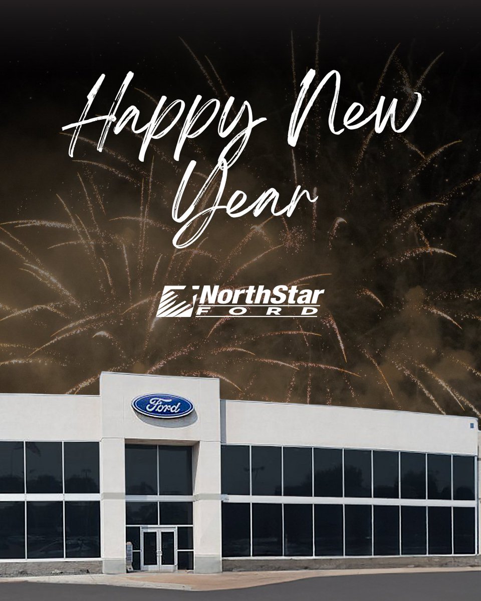 Happy New Year from all of us at NorthStar Ford! Here’s to a year full of new adventures and miles ahead.
We are open 10am to 6pm, come see us today! 
#NorthStarFord #Duluth #Minnesota