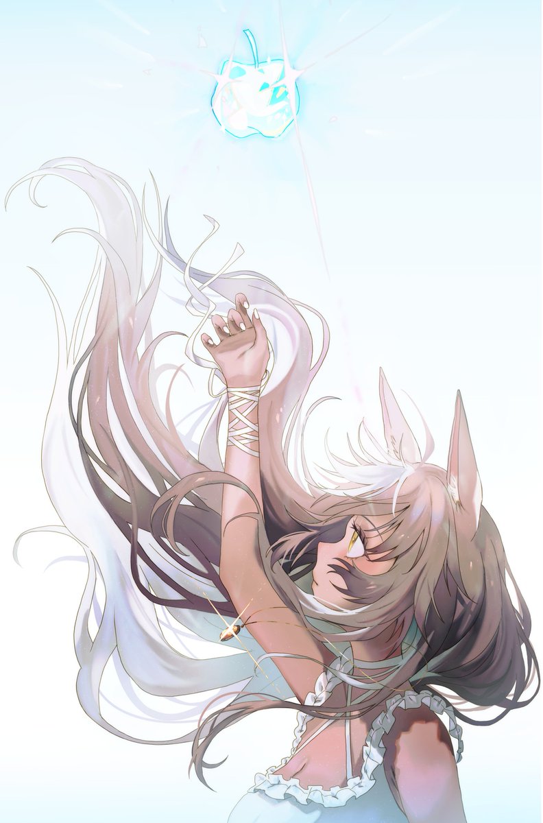 UmariTomoe's tweet image. As announced during my New Year stream, here's a sneak peek at the cover of my VTuber lore novel that I intend to release this year!

If I don't finish it this year then you can all throw rotten apples at me. I promise I'll work very hard to write something great!

@/Lunateaxo