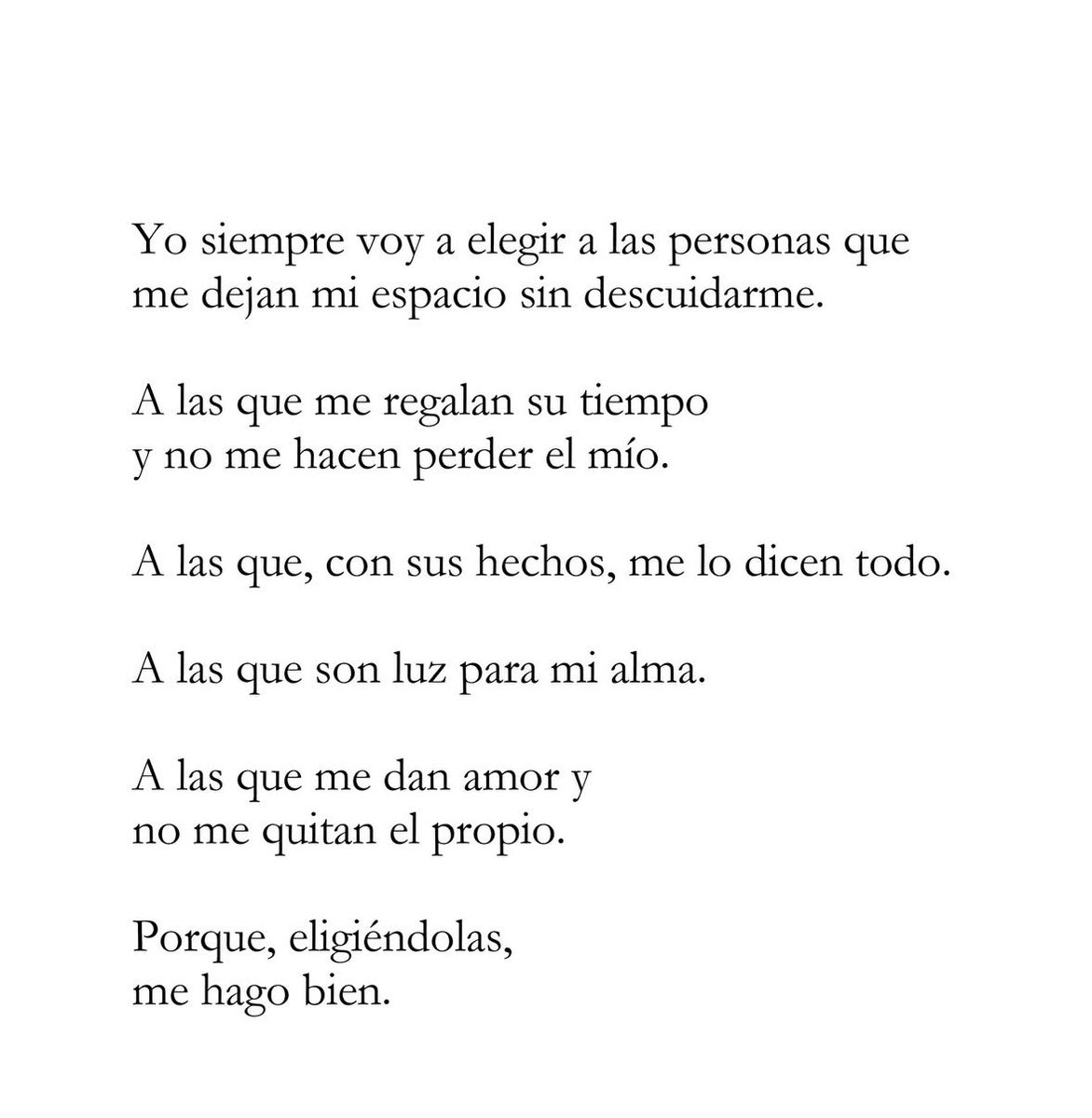 Eligiéndolas me hago feliz 🤍