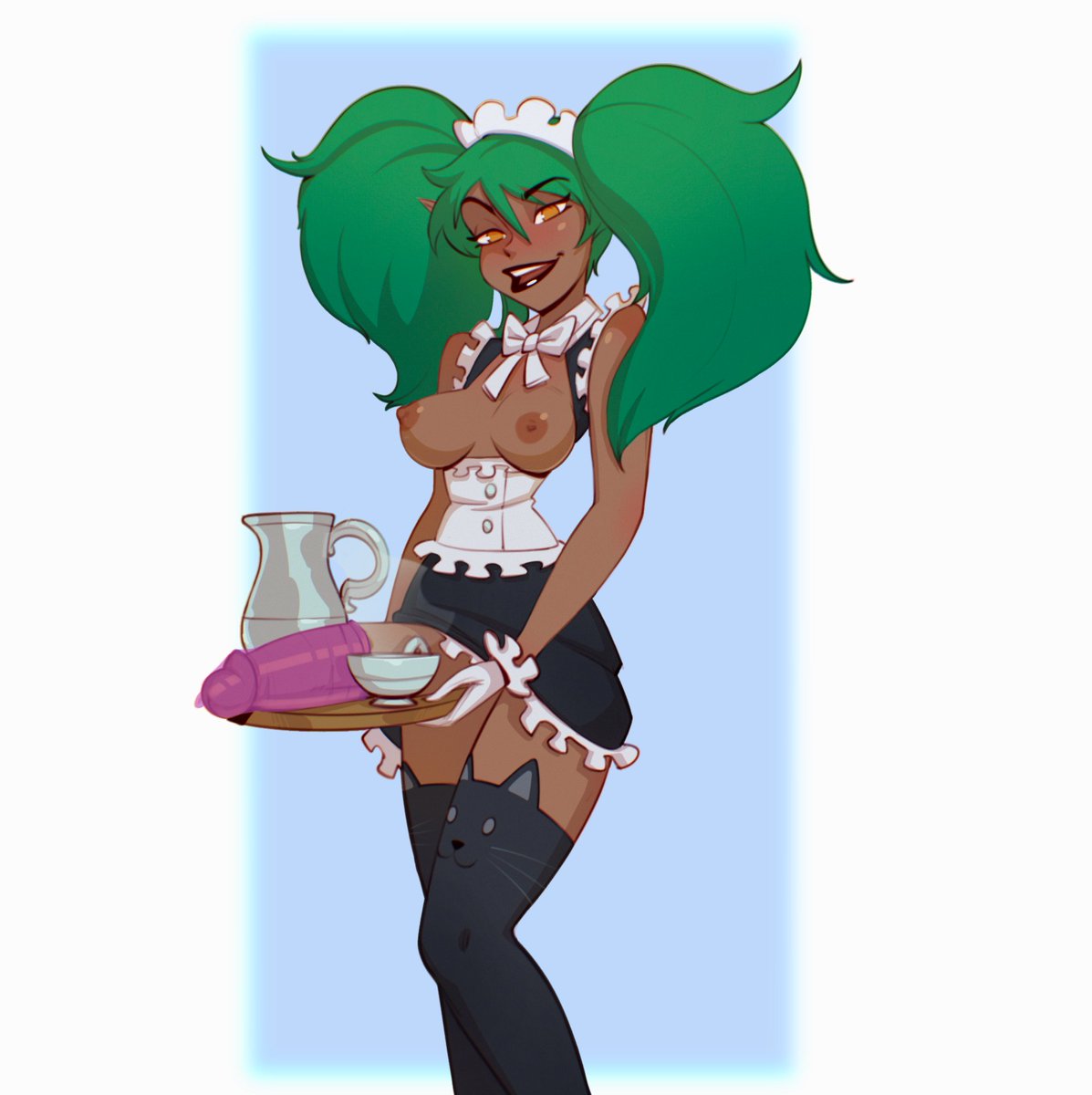 Any tea lovers? 🧐 (commission from last year)