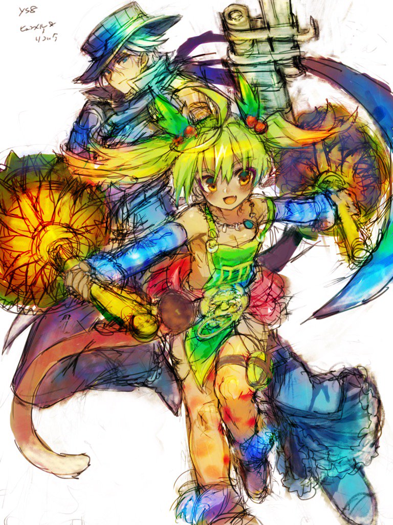 昔描いた、エトナとフロンの乳合わせとロックマンエグゼの熱斗と炎山&ロックマンとブルースと、
テイルズオブファンタジアのミントとイース8のヒュンメルとリコッタの息抜き絵! 