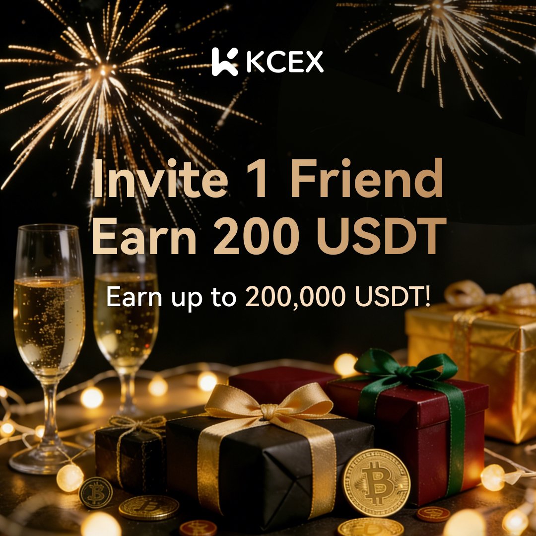 Party tip 🍾 Tell a friend about #KCEX and earn 200 $USDT for each invite. 

💎 Plus, enjoy a 100% Client Rebate Rate.